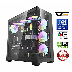 Core i5-14400F 16GB 1TB SSD 2TB HDD RTX 4060 8GB NoOS Stacionārais dators