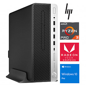 EliteDesk 705 G5 SFF Ryzen 3 Pro 3200G 8GB 256GB SSD Windows 10 Professional Стационарный компьютер