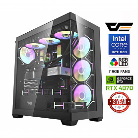 Core i9-14900F 16GB 512GB SSD 2TB HDD RTX 4070 12GB NoOS Stacionārais dators