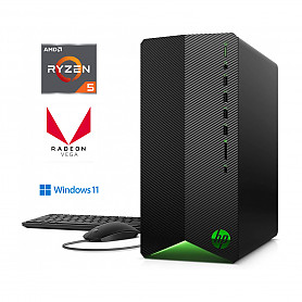 Pavilion Gaming Ryzen 5-4600G 8GB 512GB SSD Radeon Vega 7 Windows 11 Professional Стационарный компьютер